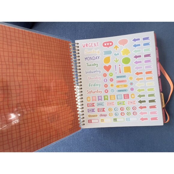 17 Month Planner ZINNIA GARDEN Aug 2025 -Dec 2026 Weekly Planning Note Page Gift - Picture 5 of 16